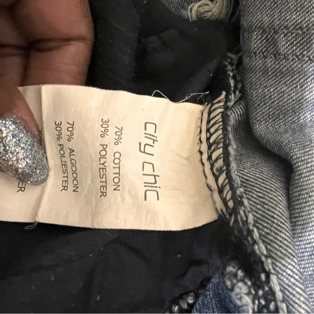 City Chic Denim Overalls with Pocket Detail Lot 7 - Picture 2 of 7